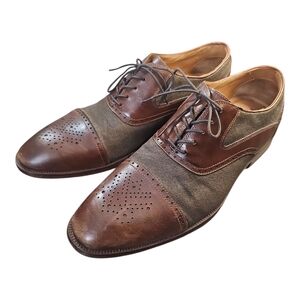 Flag LTD Vintage Genuine Leather Oxford Shoes Men’s Size 10M